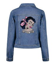 Load image into Gallery viewer, Peachy Keen Denim Jacket
