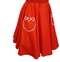 Load image into Gallery viewer, Love Heart Dress with V Neckline and Heart Pockets
