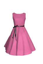 Load image into Gallery viewer, Vintage Boat Neck Retro Dress Available in 8 Colours
