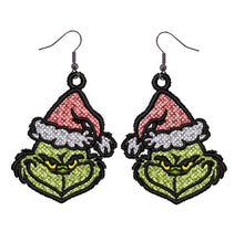 Load image into Gallery viewer, Grinch Earrings
