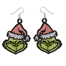 Load image into Gallery viewer, Grinch Earrings
