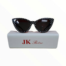 Load image into Gallery viewer, Black Polka Dot Sunglasses
